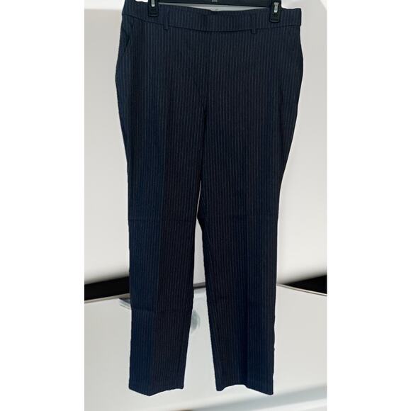 NWT-Rafaella™ Women's Pull-On Stretch Pant Size:16 Charcoal/Wt PS-Comfort&Style - Picture 1 of 7